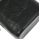 Chanel Vintage Timeless Cosmetic Case Caviar Small - image 7