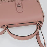 Salvatore Ferragamo Boxyz Top Handle Bag Woven Leather Medium - image 7