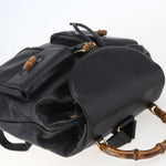 Gucci Vintage Bamboo Backpack Leather - image 13