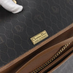 Christian Dior Vintage Honeycomb chain Canvas - image 6