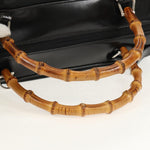 Gucci Vintage Bamboo Handle Bag Nylon - image 8