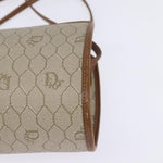 Christian Dior Vintage Honeycomb Shoulder Bag Canvas and Leather - image 8