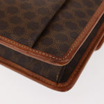 Celine Vintage Macadam Shoulder Bag Canvas and Leather - image 12