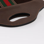 Gucci Vintage Web Sherry Line Handbag Suede - image 7