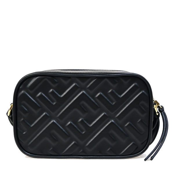 Fendi Camera Bag Zucca Embossed Leather Small