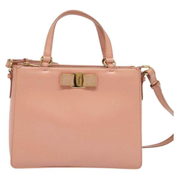 Salvatore Ferragamo Vala Shoulder Bag Leather - image 1