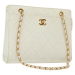 Chanel CC Shoulder Bag Quilted Caviar - image 19