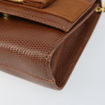 Salvatore Ferragamo Vala Shoulder Bag Embossed Leather - image 8