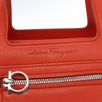 Salvatore Ferragamo Gancini handbag Leather - image 16