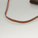 Celine Vintage Macadam Shoulder Bag Canvas and Leather - image 8