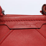 Salvatore Ferragamo Gancini handbag Leather - image 18