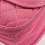 Chanel Flap Messenger Bag Quilted Denim Small - image 10