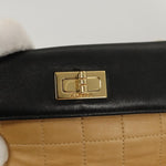 Chanel Chocolate Bar CC Handbag Quilted Lambskin - image 18