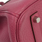 Hermes Birkin Handbag Pink Togo with Palladium Hardware 35 - image 6