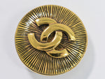 Chanel CC Brooch Metal - image 4