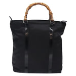 Gucci Vintage Bamboo Handle Tote Nylon - image 2