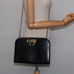 Salvatore Ferragamo Vintage Gancini Chain Shoulder Bag Leather Small - image 13