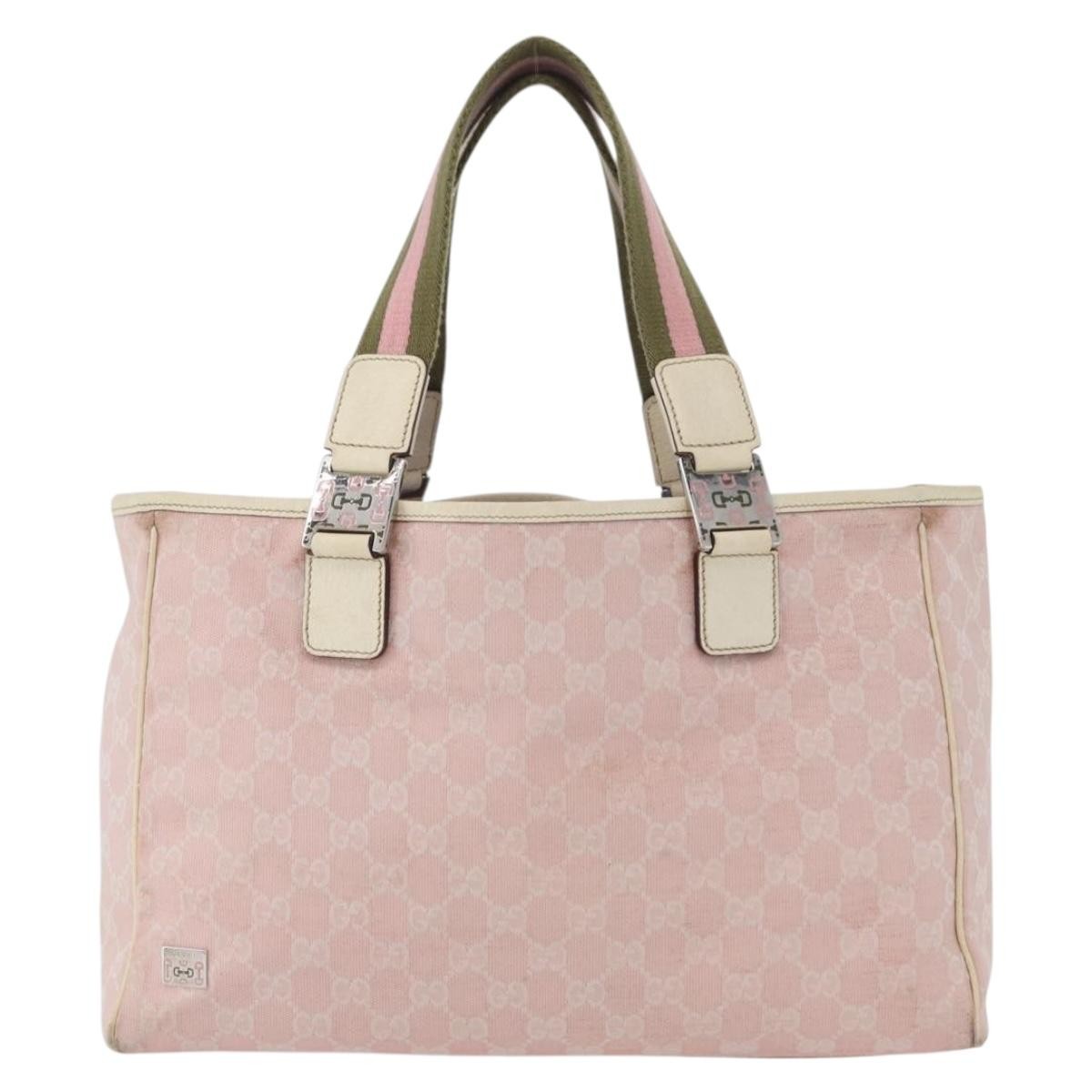 Gucci Web Handle Buckle Tote GG Canvas Medium - image 1
