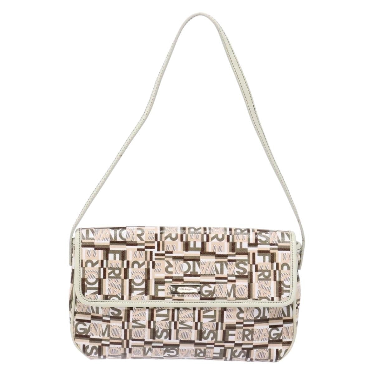 Salvatore Ferragamo Vintage clutch Bag Canvas - image 1