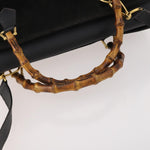 Gucci Vintage Diana Bamboo Top Handle Tote Ostrich Medium - image 8