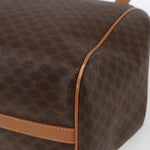 Celine Vintage Macadam Shoulder Bag Canvas and Leather - image 8