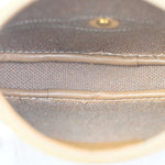 Christian Dior Honeycomb Zip Coin Purse Canvas and Leather - image 5