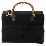 Gucci Vintage Diana Bamboo Top Handle Tote Ostrich Medium - image 1
