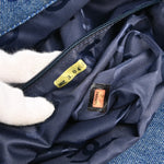 Chanel Vintage CC Tote Denim Large - image 5