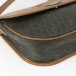 Christian Dior Vintage Honeycomb Flap Crossbody Bag Canvas and Leather - image 9