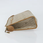Christian Dior Vintage Honeycomb Zip Pouch Canvas and Leather - image 4