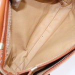 Celine Vintage Macadam Shoulder Bag Canvas and Leather - image 5