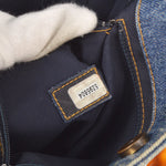 Chanel Vintage Resin Chain Tote Denim Small - image 5
