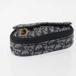 Christian Dior Saddle Zip Pouch Diorissimo Canvas - image 15