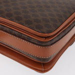 Celine Vintage Macadam Shoulder Bag Canvas and Leather - image 12
