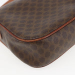 Celine Vintage Macadam Shoulder Bag Canvas and Leather - image 11