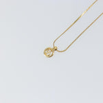 Christian Dior CD Round Pendant Necklace Metal - image 4