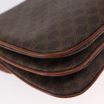 Celine Vintage Macadam Shoulder Bag Canvas Medium - image 12