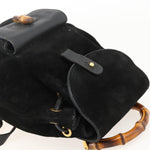 Gucci Gucci bamboo backpack daim mini - image 14