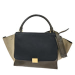 Celine Trapeze Bag Leather with Suede Medium - image 1
