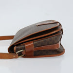 Celine Vintage Macadam Shoulder Bag Canvas and Leather - image 4