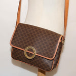 Celine Circle Logo Shoulder Bag Canvas - image 13