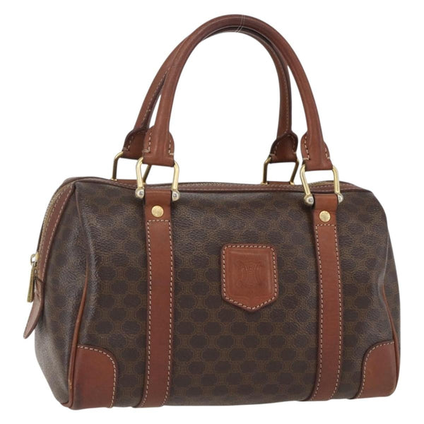 Celine Vintage Macadam Handbag Canvas and Leather - image 1