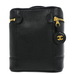 Chanel Vintage Timeless Cosmetic Case Caviar Small - image 2