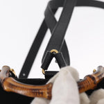 Gucci Vintage Bamboo Backpack Suede Mini - image 16