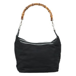 Gucci Vintage Bamboo Handle Bag Nylon - image 2