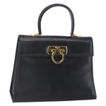 Salvatore Ferragamo Gancini handbag Leather - image 18