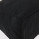 Christian Dior Vintage Lady Dior Bag Cannage Quilt Nylon Medium - image 11