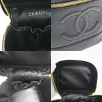 Chanel Vintage Timeless Cosmetic Case Caviar Tall - image 13