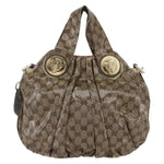 Gucci Hysteria Convertible Top Handle Bag GG Coated Canvas Large - image 1