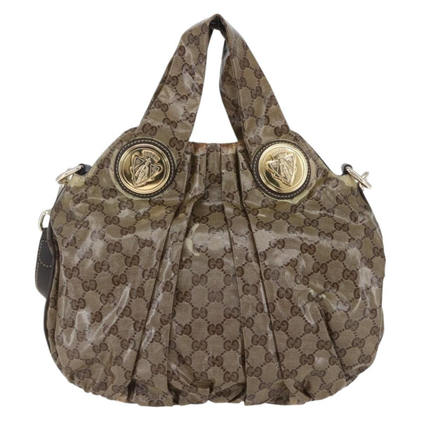 Gucci Hysteria Convertible Top Handle Bag GG Coated Canvas Large - image 1